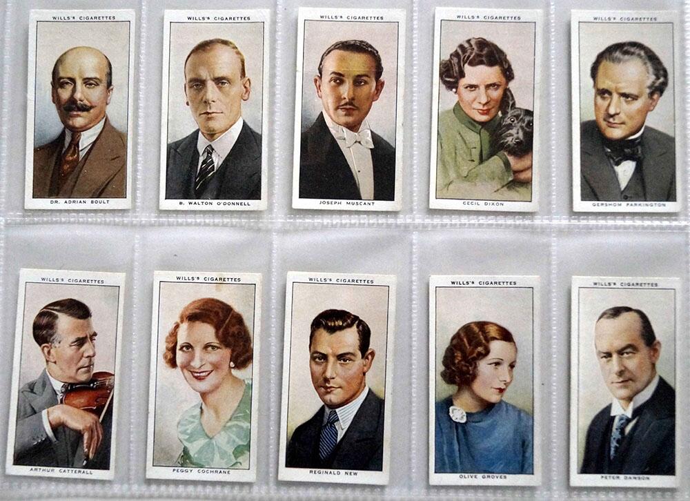 Full Set of 50 Cigarette Cards: Radio Celebrities (1934) by Various Full Set of 50 Cigarette Cards: Radio Celebrities (1934) by Various