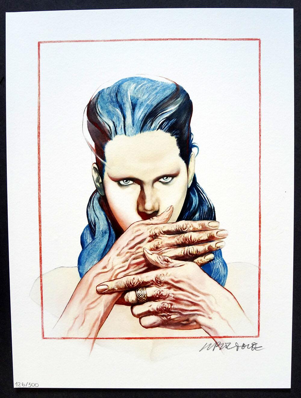 Print, I Fiore del Male (The Flowers of Evil) illustrated by Liberatore Print, I Fiore del Male (The Flowers of Evil) illustrated by Liberatore