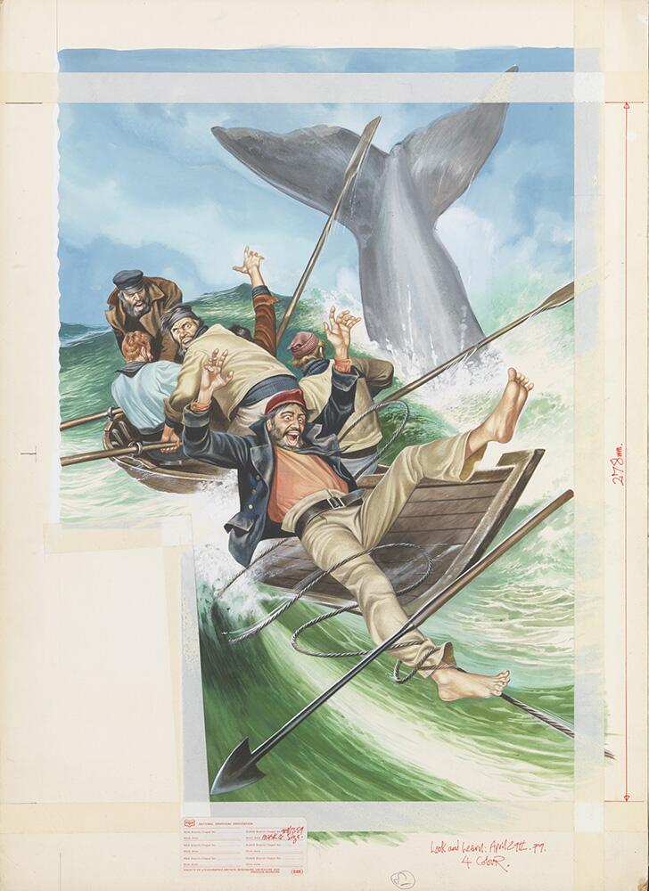 The Whalers art by Ron Embleton The Whalers art by Ron Embleton