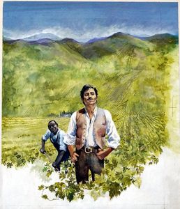 Mario's Vineyard book cover art art by 20th Century unidentified artist Mario's Vineyard book cover art art by 20th Century unidentified artist