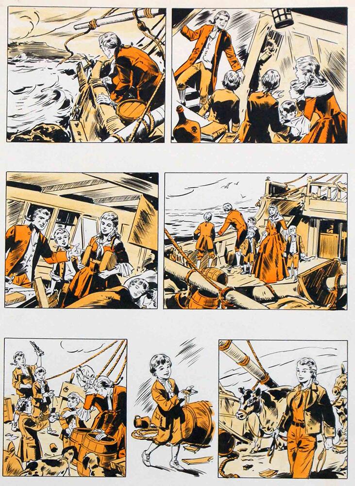 Page 2. art by Santo D'Amico Page 2. art by Santo D'Amico