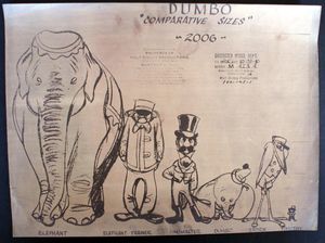 Disney Ozalid: Dumbo The Usual Suspects art by John P. Miller Disney Ozalid: Dumbo The Usual Suspects art by John P. Miller