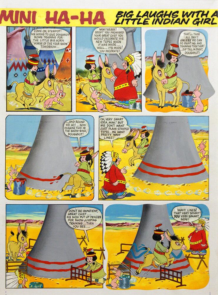 Mini Ha-Ha 1 art by Jesus Blasco Mini Ha-Ha 1 art by Jesus Blasco