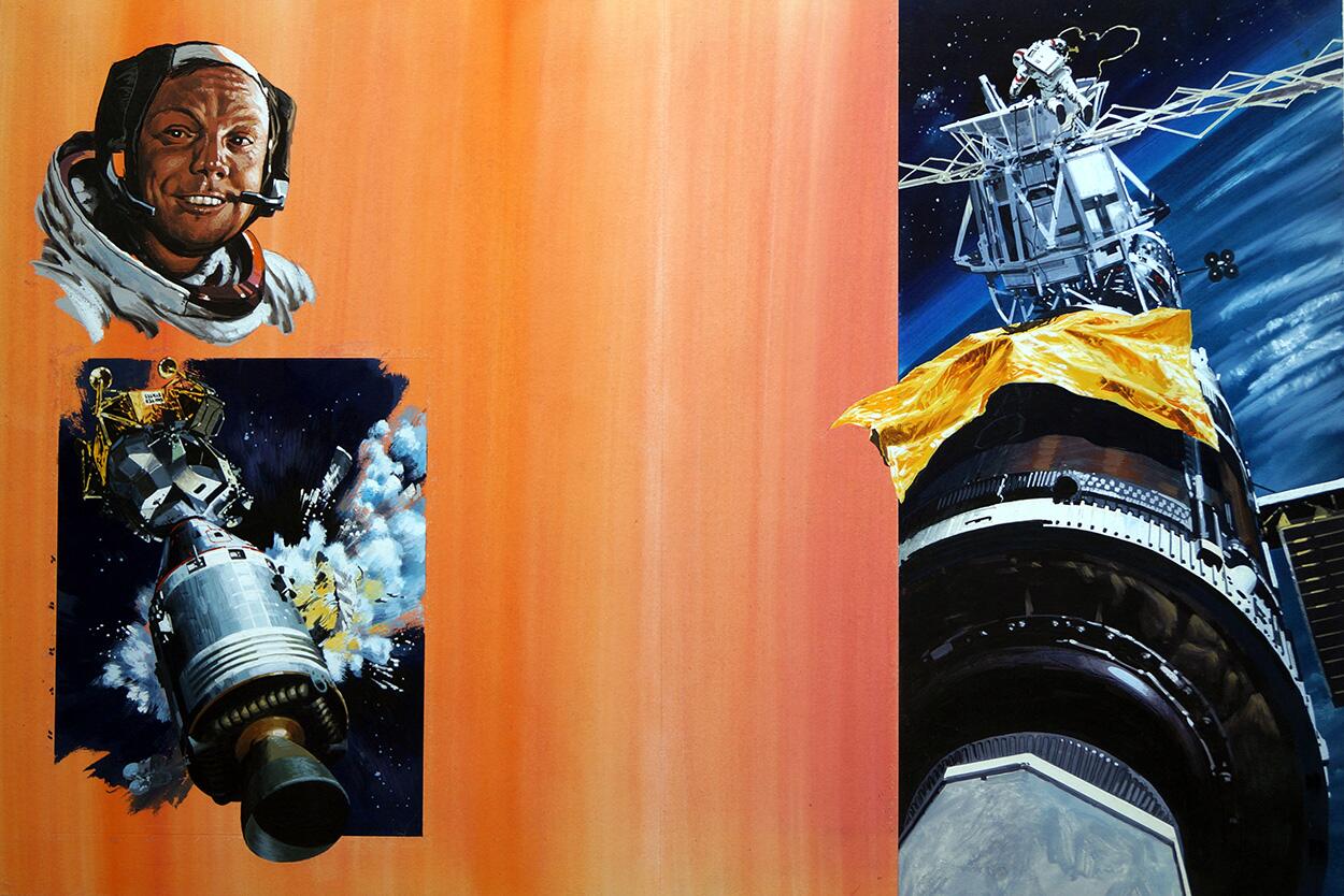 What's Next in Space? art by Wilf Hardy What's Next in Space? art by Wilf Hardy