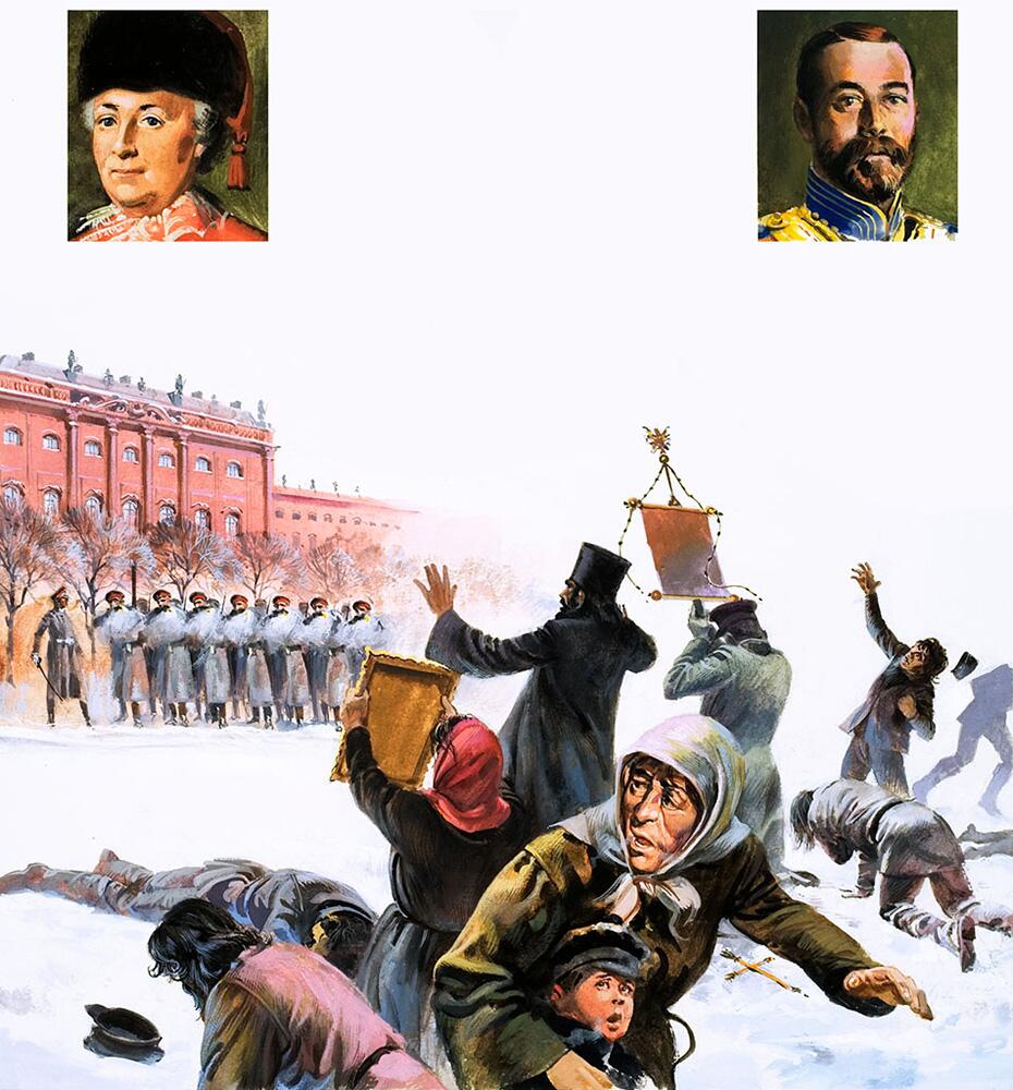 Russia 1905 Revolution art by Andrew Howat Russia 1905 Revolution art by Andrew Howat
