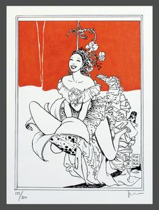 Josephine Baker art by Milo Manara Josephine Baker art by Milo Manara