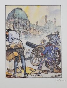 La Resistance: Canon Fire art by Milo Manara La Resistance: Canon Fire art by Milo Manara