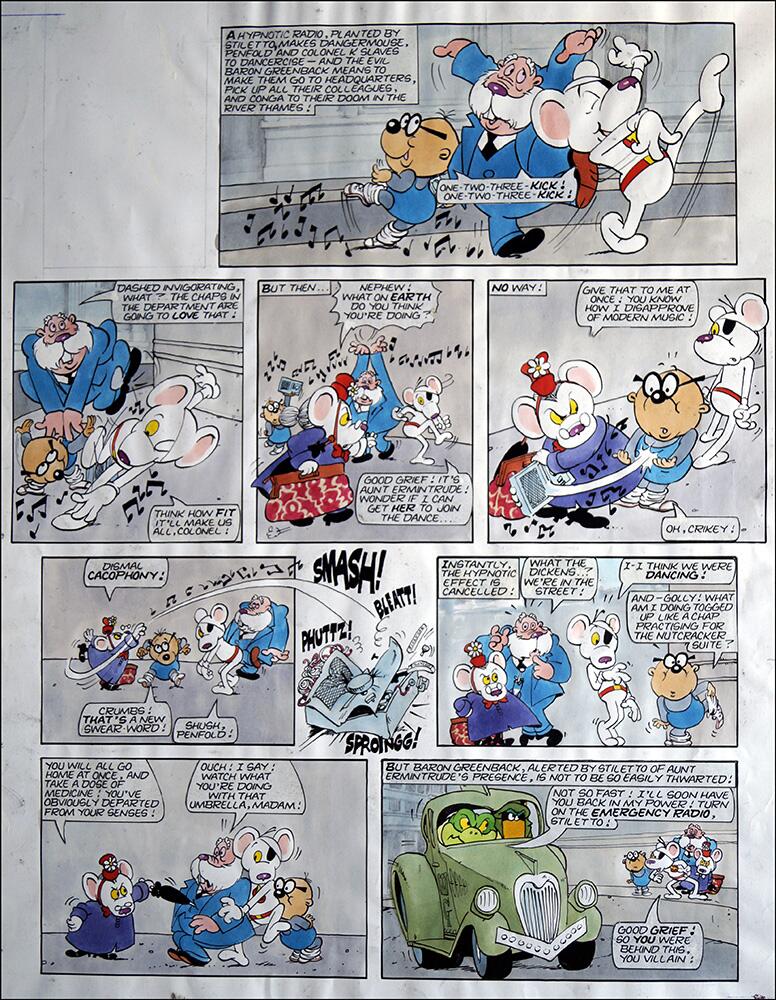 Danger Mouse - Radio Radio (TWO pages) art by Arthur Ranson Danger Mouse - Radio Radio (TWO pages) art by Arthur Ranson