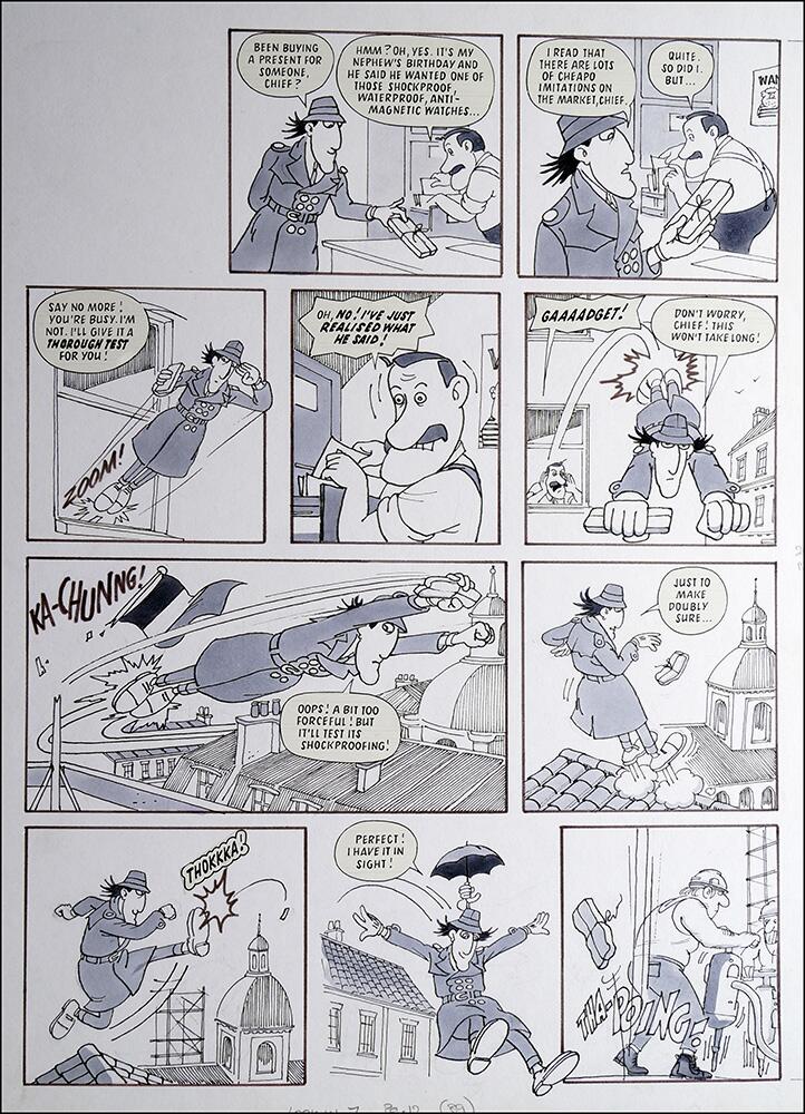 Inspector Gadget: Shockproof (TWO pages) art by Arthur Ranson Inspector Gadget: Shockproof (TWO pages) art by Arthur Ranson