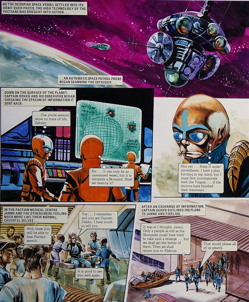 Left Hand Page art by Gerry Wood Left Hand Page art by Gerry Wood