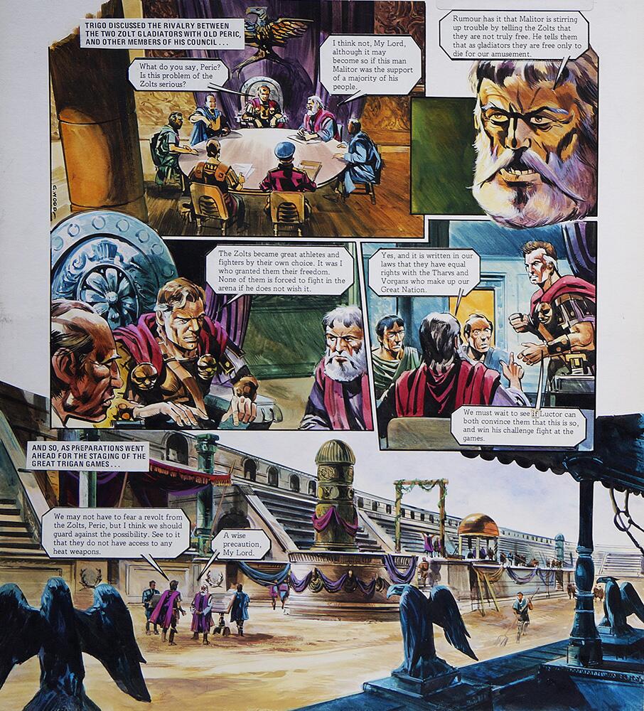 Left Hand Page art by Gerry Wood Left Hand Page art by Gerry Wood