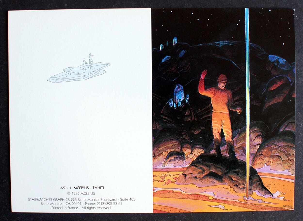 Tahiti art by Moebius (Jean Giraud) Tahiti art by Moebius (Jean Giraud)