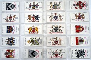Arms of Companies Full set of 50 cards (1913) Arms of Companies Full set of 50 cards (1913)