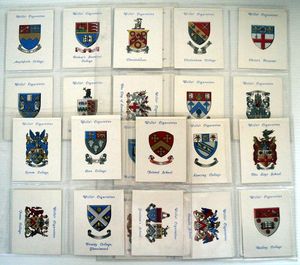 Arms of Public Schools (First Series) Set of 25 cards (1933) Arms of Public Schools (First Series) Set of 25 cards (1933)