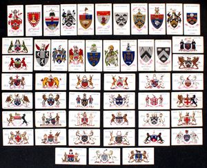 Cigarette Cards: Arms Of Companies (1913) (50 cards) Cigarette Cards: Arms Of Companies (1913) (50 cards)