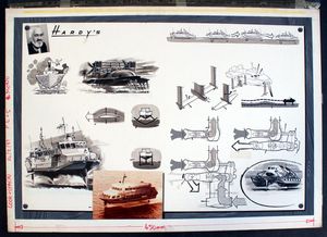 Hardy's Drawing Board: 'Hydrofoils' art by Wilf Hardy Hardy's Drawing Board: 'Hydrofoils' art by Wilf Hardy