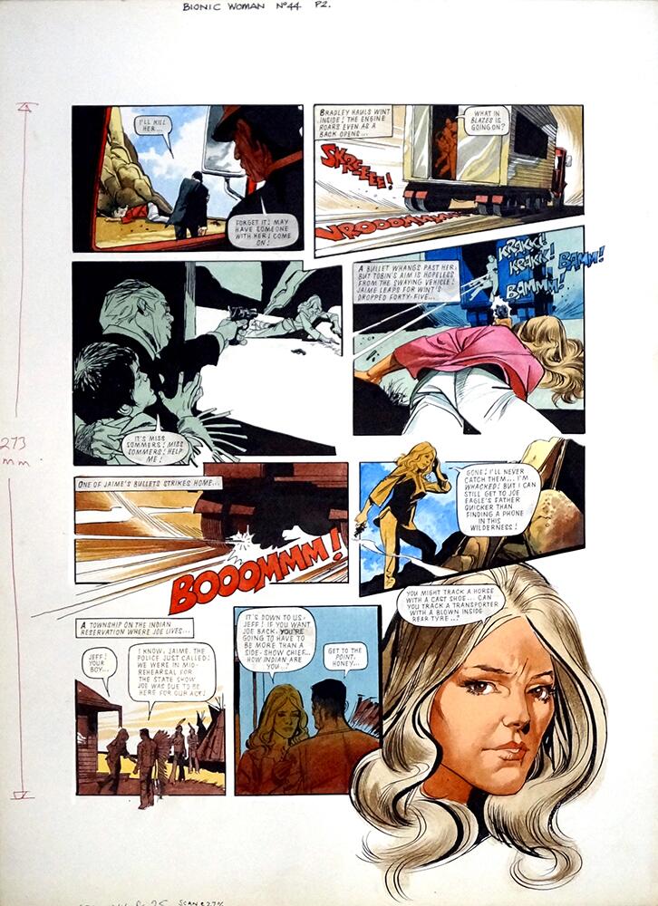 Bionic Woman: Booommm! art by John M Burns Bionic Woman: Booommm! art by John M Burns