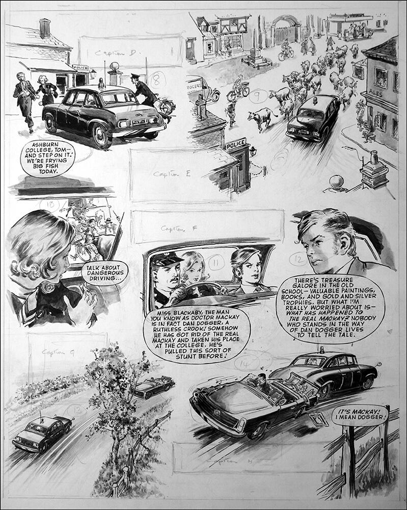 2nd page of story art by Mike Hubbard 2nd page of story art by Mike Hubbard