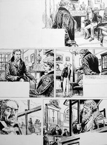 Oliver Twist - Fagin In The Dock art by Bill Lacey Oliver Twist - Fagin In The Dock art by Bill Lacey