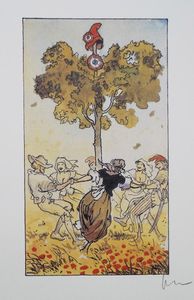 Dancing the Carmagnole around the Tree-of-Liberty art by Milo Manara Dancing the Carmagnole around the Tree-of-Liberty art by Milo Manara