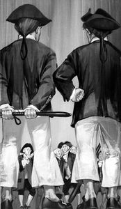 The Press Gang art by Angus McBride The Press Gang art by Angus McBride