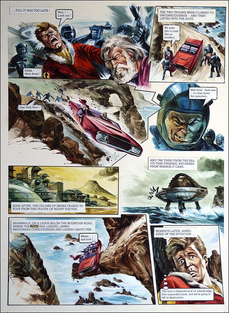 2nd page of episode art by Gerry Wood 2nd page of episode art by Gerry Wood