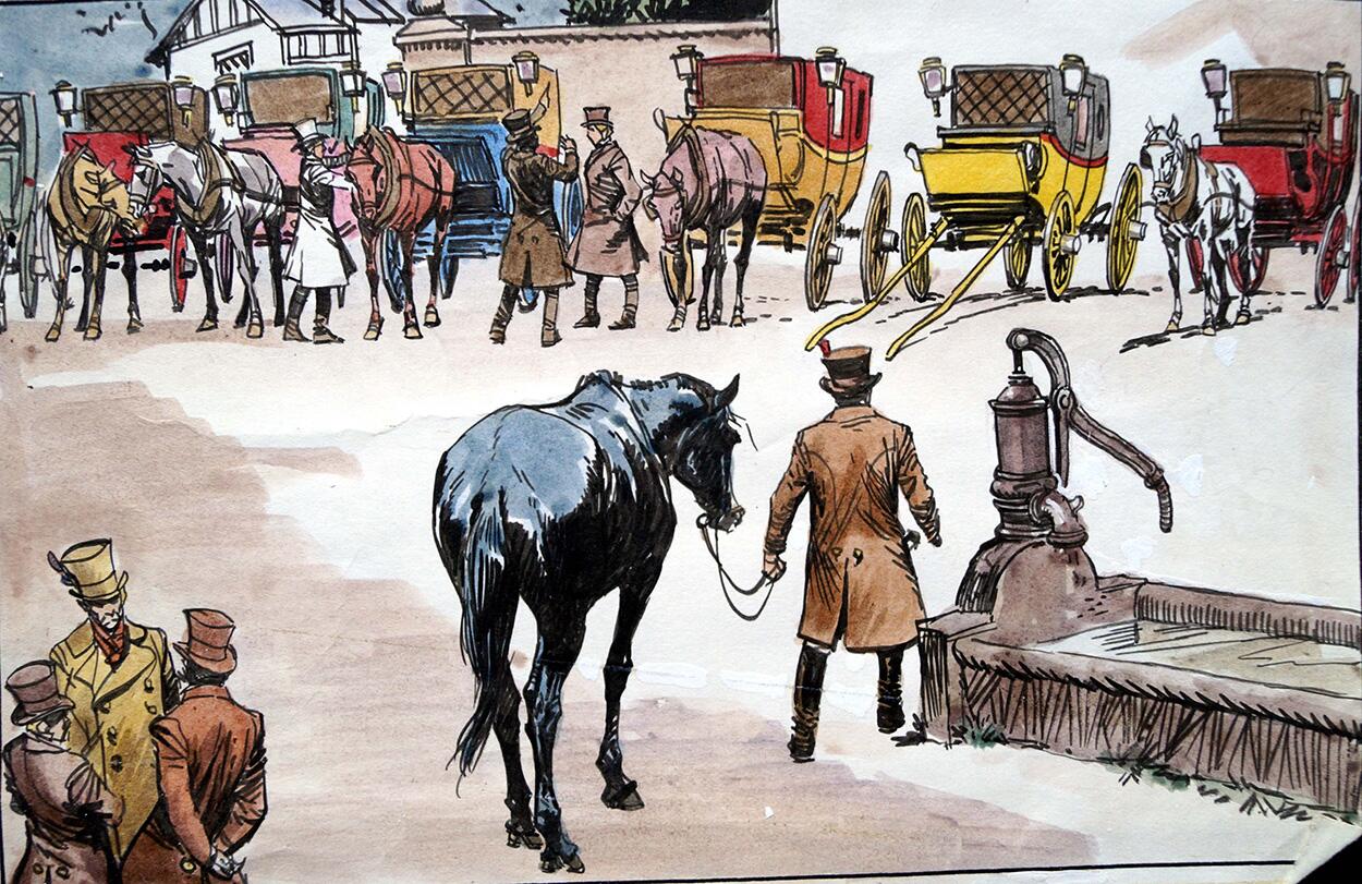 Black Beauty - I'll Take The Yellow One art by Carlos Roume Black Beauty - I'll Take The Yellow One art by Carlos Roume