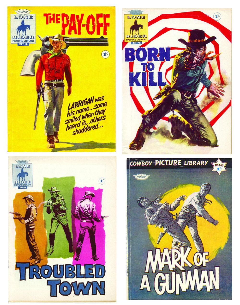 covers, Fleetway Picture Library Classics: LARRIGAN featuring the art of Arturo del Castillo covers, Fleetway Picture Library Classics: LARRIGAN featuring the art of Arturo del Castillo