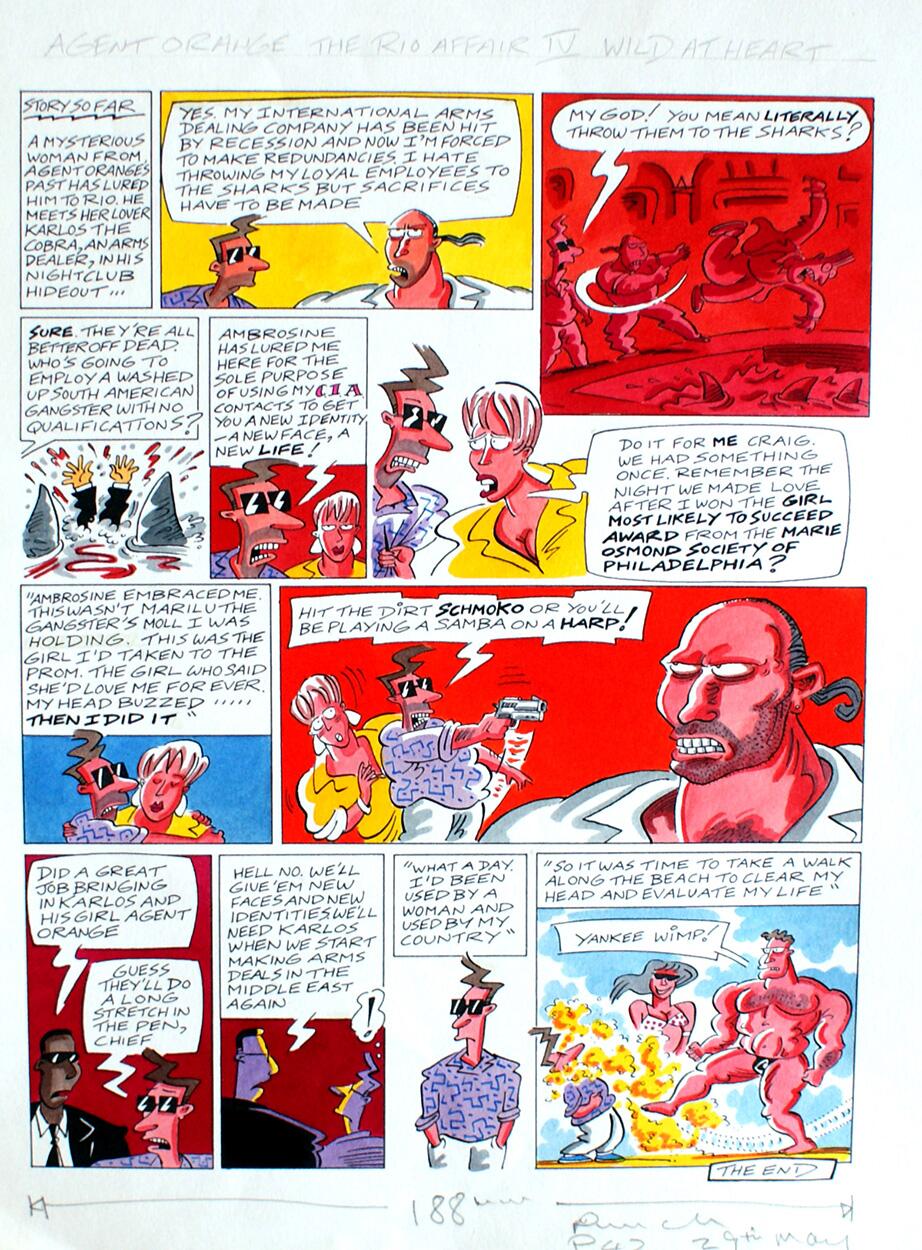 Agent Orange: The Rio Affair, Part IV: Wild At Heart art by David Haldane Agent Orange: The Rio Affair, Part IV: Wild At Heart art by David Haldane