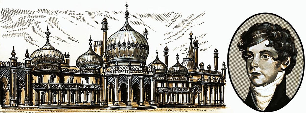 Brighton Pavilion art by John S Smith Brighton Pavilion art by John S Smith