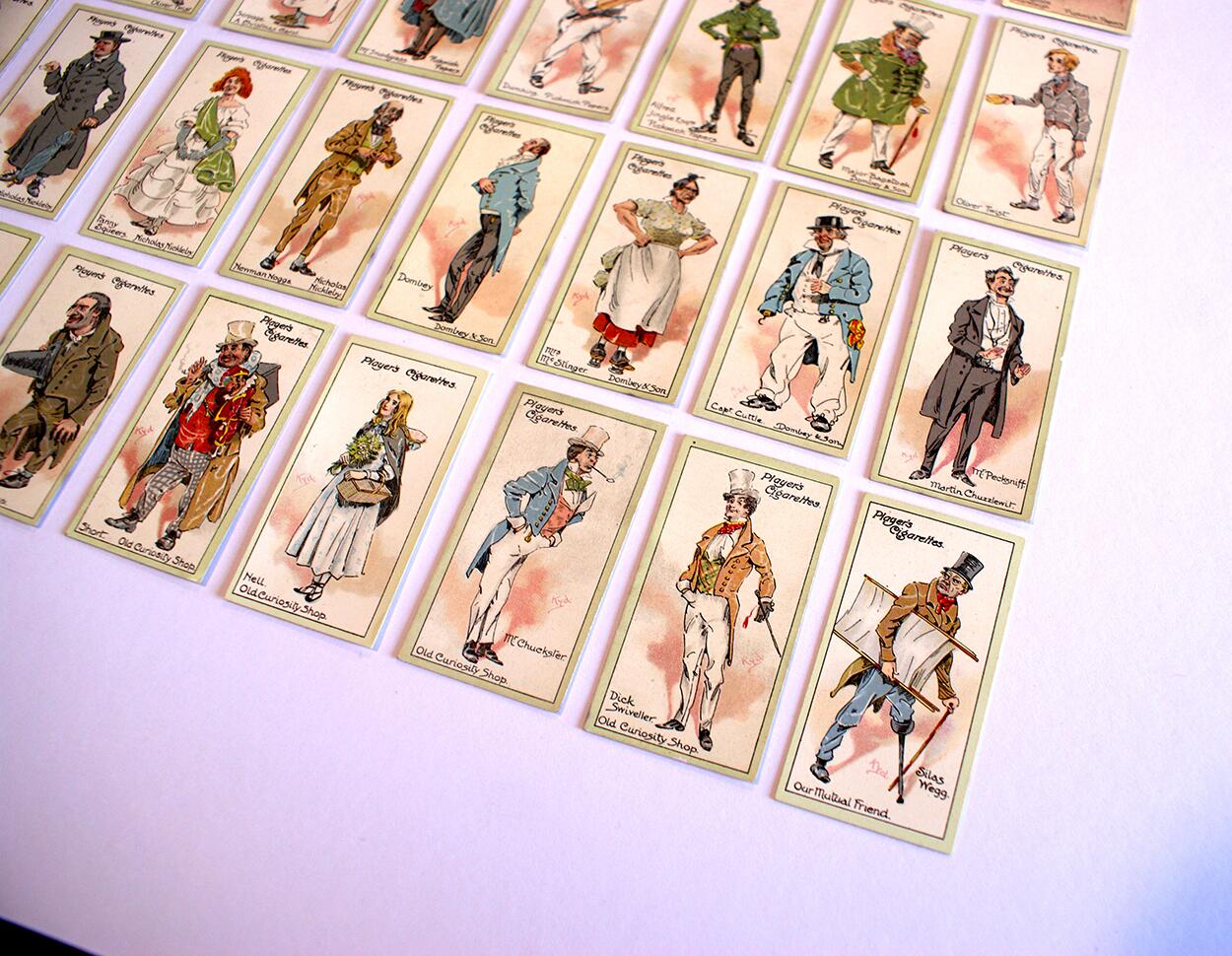 Cigarette Cards: Charles Dickens Characters Bundle #2 (50 cards) Cigarette Cards: Charles Dickens Characters Bundle #2 (50 cards)