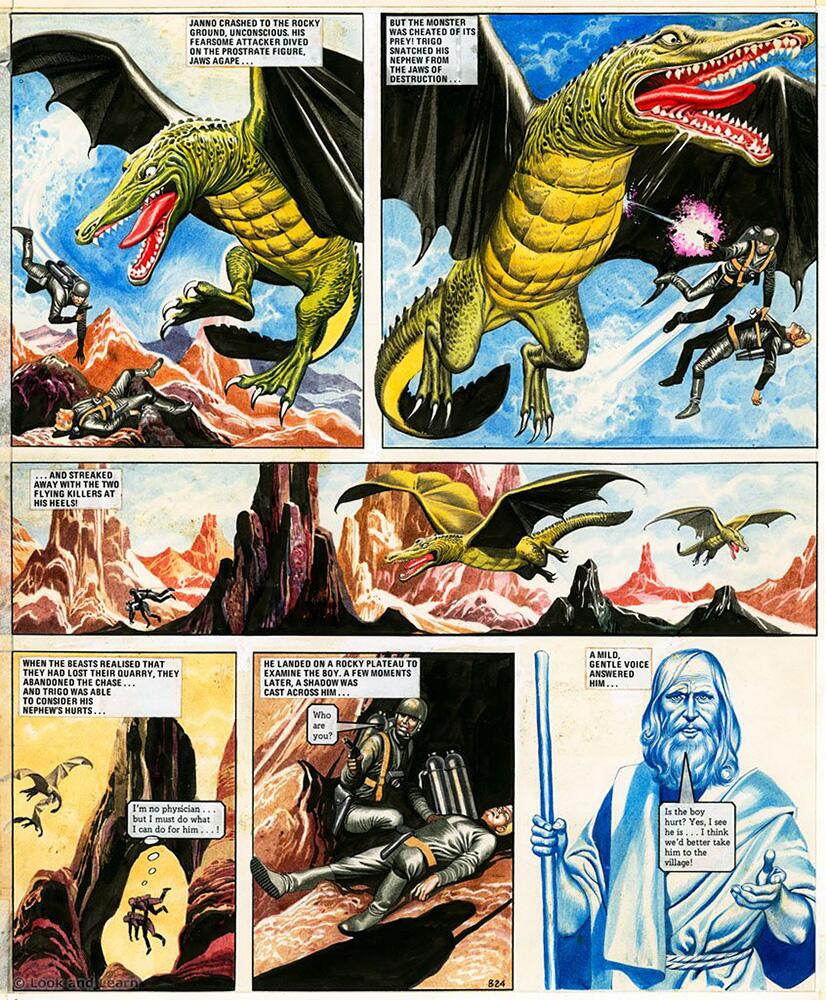 The Trigan Empire: Look and Learn issue 387(a) art by Ron Embleton The Trigan Empire: Look and Learn issue 387(a) art by Ron Embleton