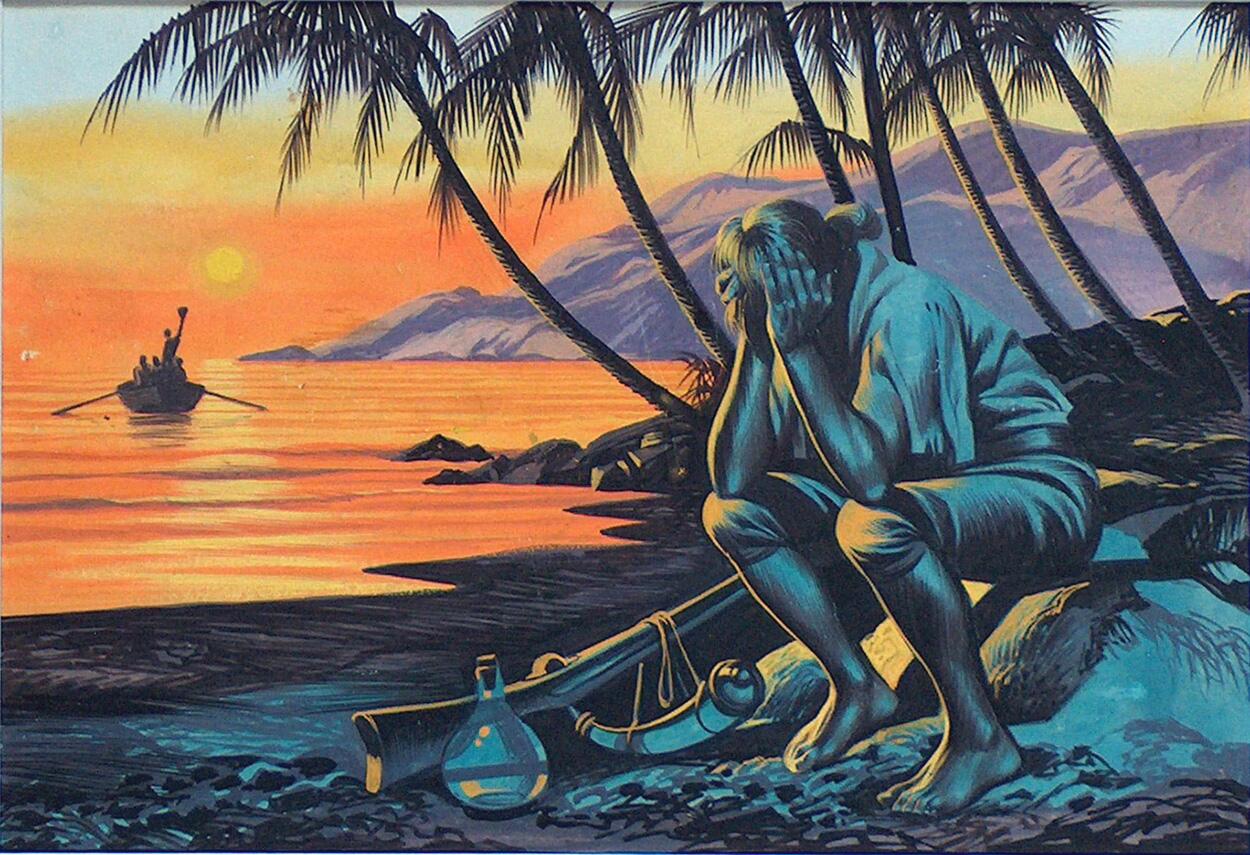 Alexander Selkirk Marooned! art by Ron Embleton Alexander Selkirk Marooned! art by Ron Embleton