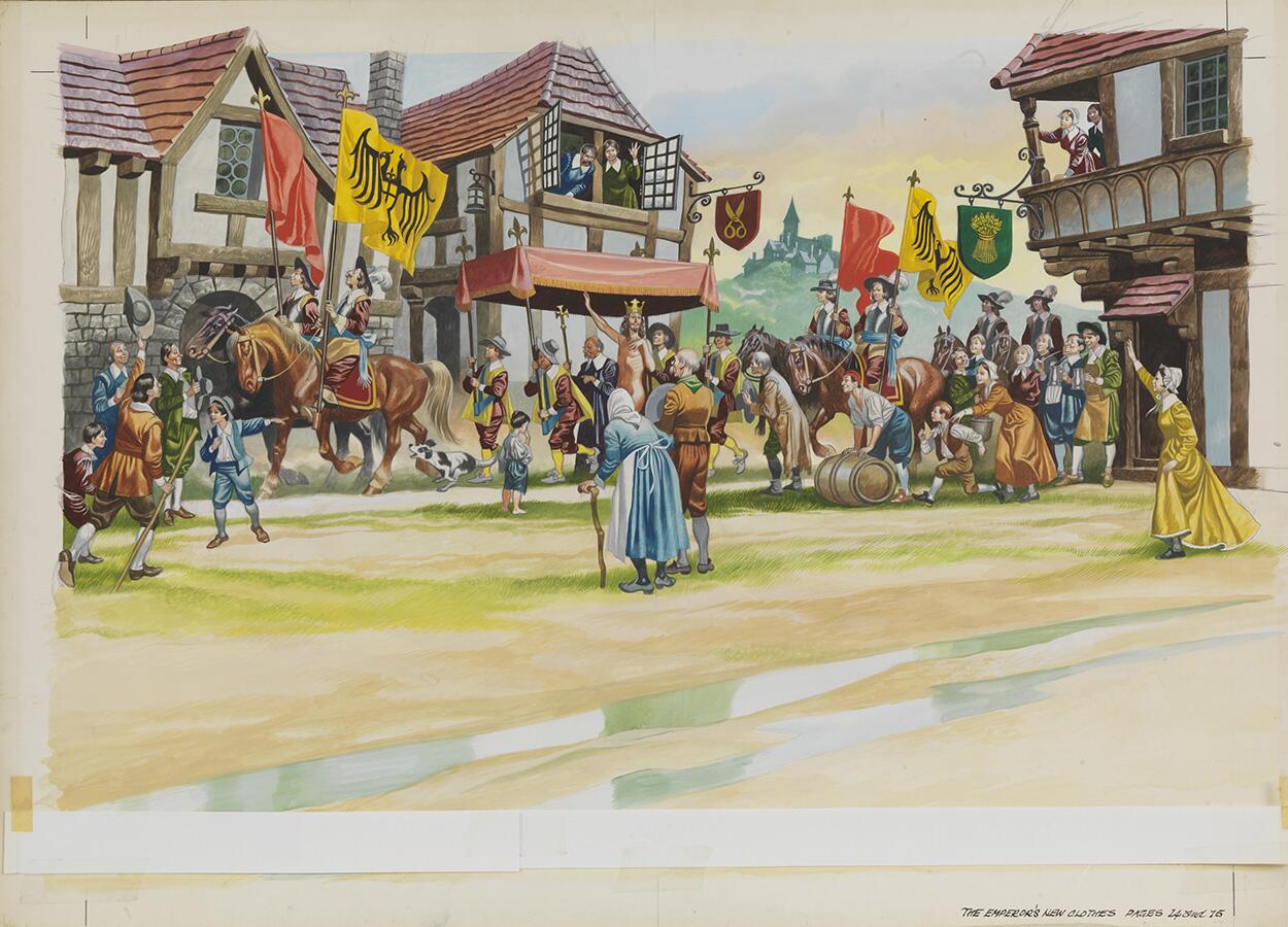 The Emperor's Parade art by Ron Embleton The Emperor's Parade art by Ron Embleton