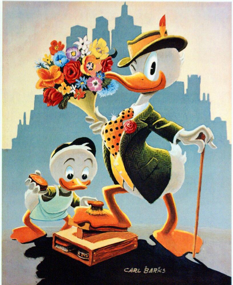 Dude For A Day art by Carl Barks Dude For A Day art by Carl Barks