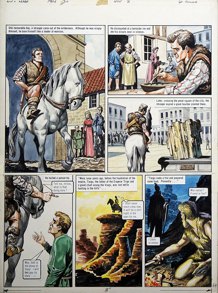 Left Hand Page art by Philip Corke Left Hand Page art by Philip Corke