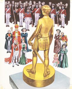 The Happy Prince: The Golden Statue art by Ron Embleton The Happy Prince: The Golden Statue art by Ron Embleton
