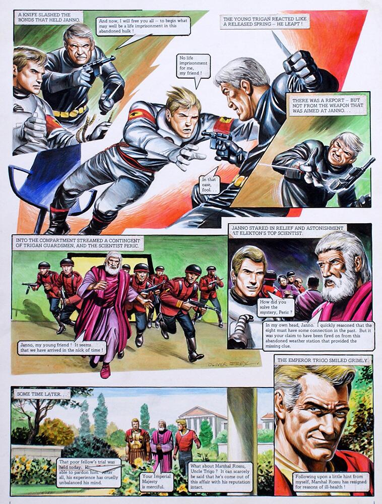 The Trigan Empire: Look and Learn issue 760 art by Oliver Frey The Trigan Empire: Look and Learn issue 760 art by Oliver Frey