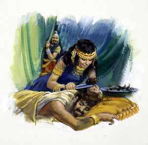 Samson and Delilah art by Andrew Howat Samson and Delilah art by Andrew Howat