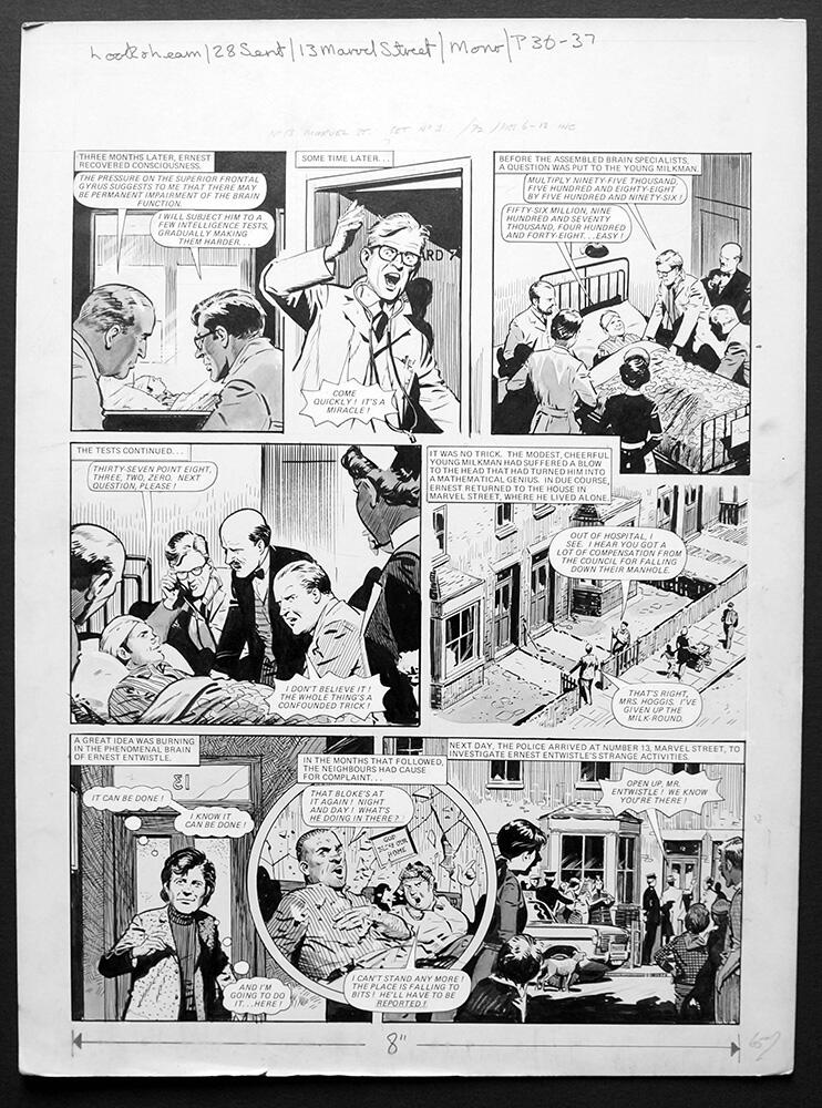 Number 13 Marvel Street - Issue One! art by Bill Lacey Number 13 Marvel Street - Issue One! art by Bill Lacey