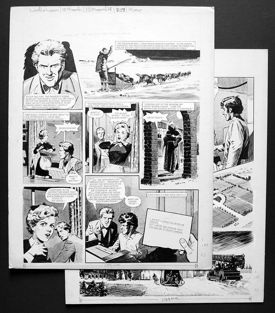 Second page art by Bill Lacey Second page art by Bill Lacey
