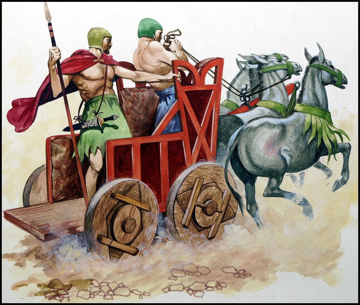 Sumerian Chariot art by Peter Jackson Sumerian Chariot art by Peter Jackson