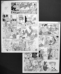 Galaxy High - Exams (TWO pages) art by Andy Lanning Galaxy High - Exams (TWO pages) art by Andy Lanning