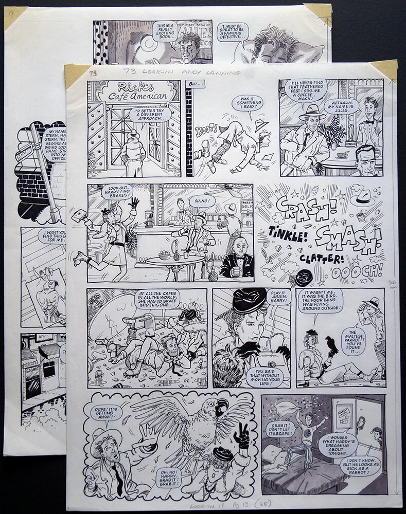 page 2 art by Andy Lanning page 2 art by Andy Lanning