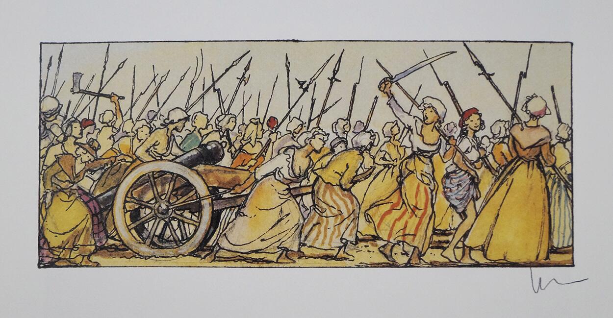 The Revolutionaries art by Milo Manara The Revolutionaries art by Milo Manara