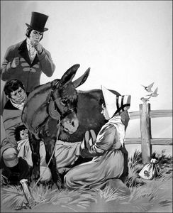 The Painter, The Quack and The Donkey art by Angus McBride The Painter, The Quack and The Donkey art by Angus McBride