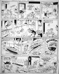 Ivor Lott & Tony Broke - Bath Time art by Reg Parlett Ivor Lott & Tony Broke - Bath Time art by Reg Parlett