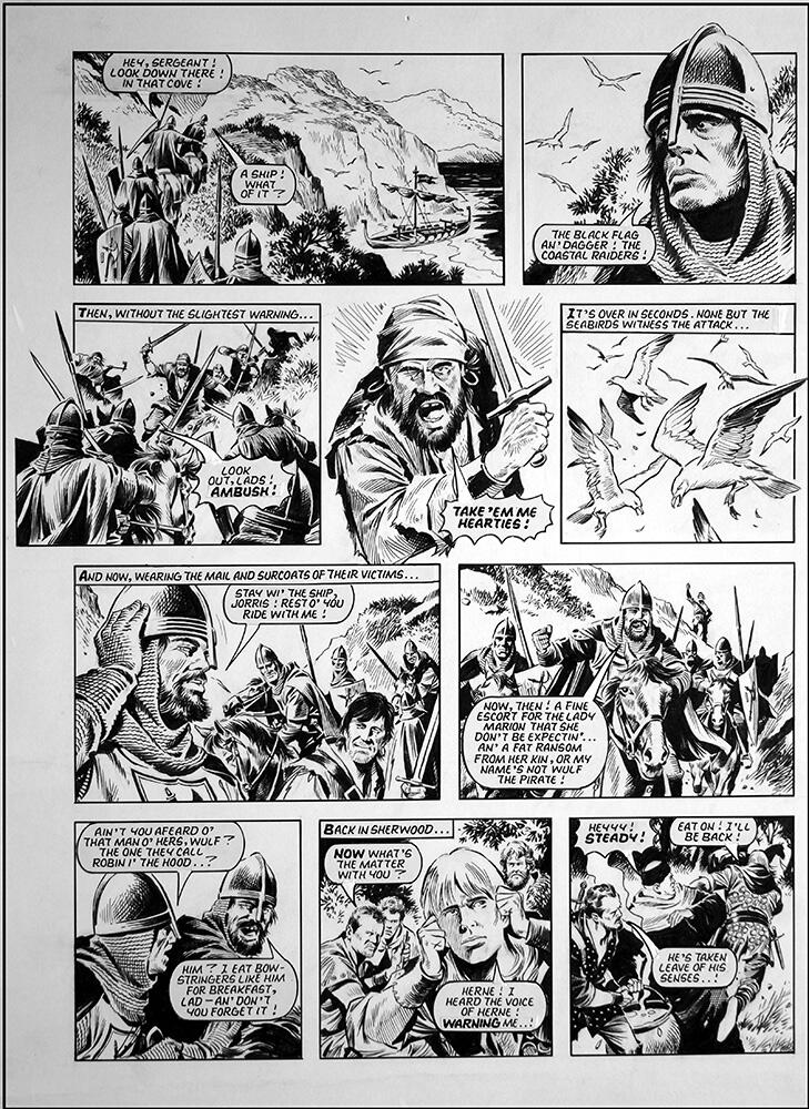 2nd page of episode art by Mike Noble 2nd page of episode art by Mike Noble