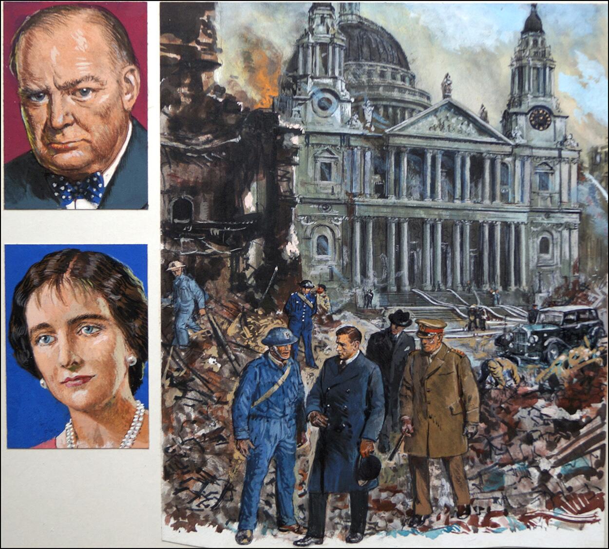 The Blitz art by Clive Uptton The Blitz art by Clive Uptton