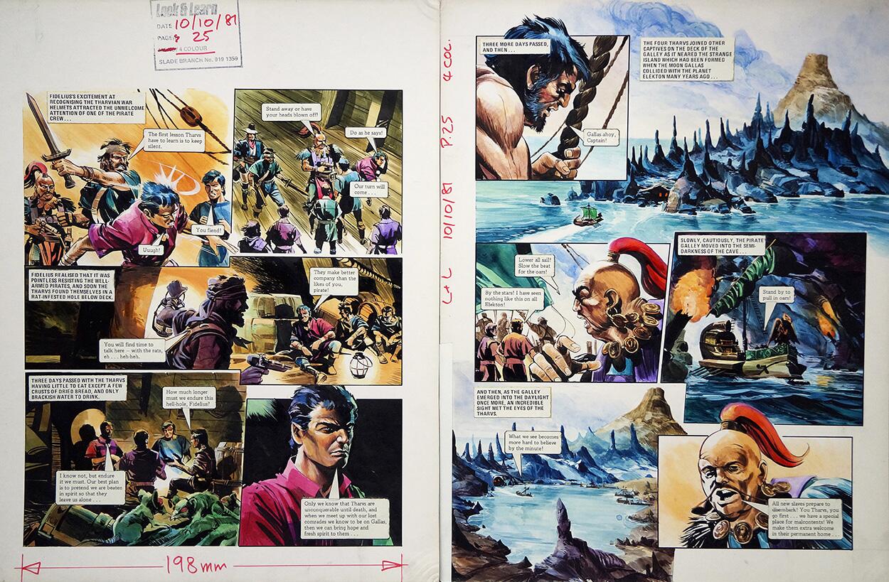 Talk to the Rats! From 'The Tharvs' (TWO pages) art by Gerry Wood Talk to the Rats! From 'The Tharvs' (TWO pages) art by Gerry Wood